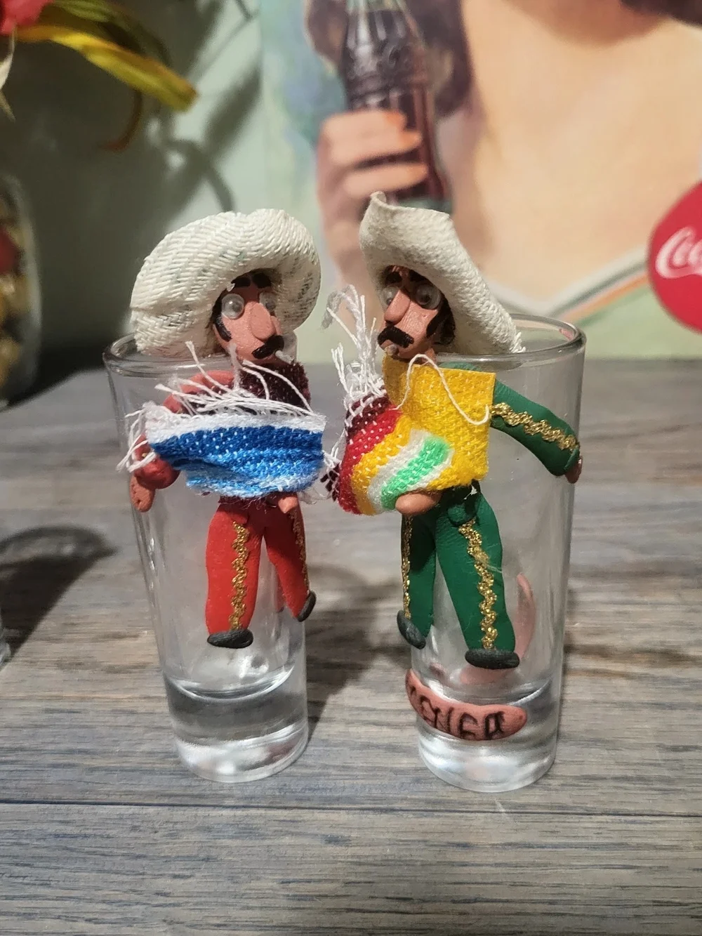 Viva Mexico Gag Shot Glasses